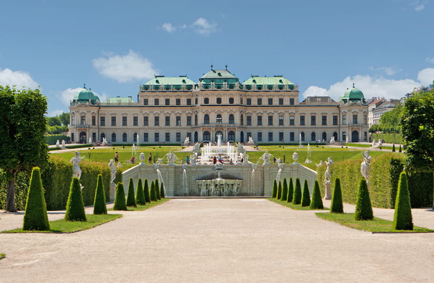 Das Schloss Belvedere als Sehenswürdigkeit in Wien