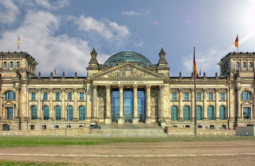 Reichtagsgebäude in Berlin