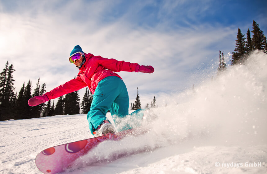 Skiwochenende Tipps - as Fahrverhalten sollte unbedingt an das Fahrniveau angepasst werden.