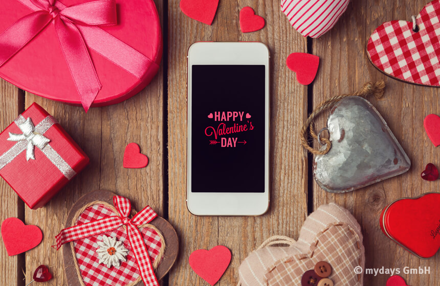 Versende Valentinstag Sprüche mit dem Handy